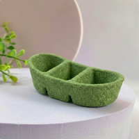 Bol à mâcher comestible en poudre d'herbe naturelle en forme de fleur, pour hamster, décoration de cage pour hamster syrien