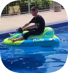 <span class=keywords><strong>Bateau</strong></span> à moteur gonflable AquaMate de conception nouvelle et personnalisée Beile. Jouet aquatique gonflable pour piscine. - Product Image 3