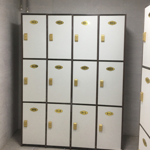 3 cửa ra vào mỗi cột 3 đến 5 cột một đơn vị với quần áo Rod và kệ Divider PVC & ABS nhựa Locker cho hồ bơi hoặc Spa - Product Image 2