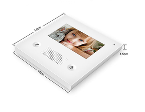 Bán buôn 4.3 ''lcd trong nhà <span class=keywords><strong>intercom</strong></span> Monitor 2 dây không thấm nước chuông cửa hệ thống điện thoại thông minh chuông cửa - Product Image 2