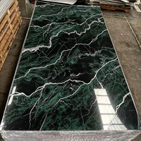Panneau mural flexible en PVC imitation marbre à texture multiple, avec charbon de bambou