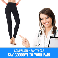 Collants de compression respirants sans pieds 15-20 mmHg |   Soulagement de la douleur et de l'enflure des jambes