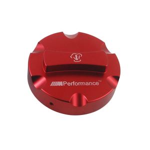 MPerformance Aluminum <b>Radiator</b> <b>Cap</b> Red And Blue Universal Car Modification Upgrade With Screws - Product Image 5
