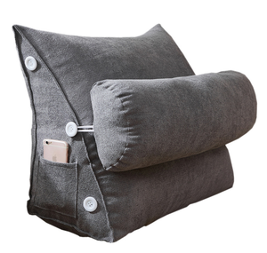 Cojín triangular de <span class=keywords><strong>respaldo</strong></span> para sofá, cojín suave y cómodo para cabecera, venta al por mayor - Product Image 2