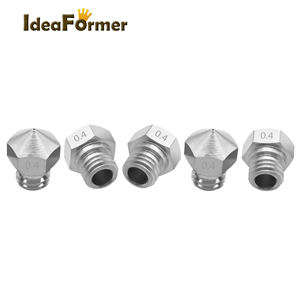 Accesorios para Impresora 3D Ideaformer, <span class=keywords><strong>Boquilla</strong></span> de Alta Velocidad de Acero Inoxidable Plateado <span class=keywords><strong>MK10</strong></span> con Rosca M7 de 0.4/1.75mm - Product Image 4