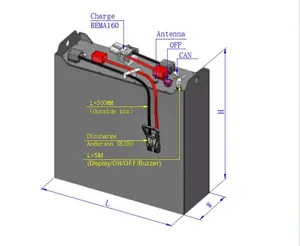 Frey lithium có thể sạc lại Ion Battery Packs 48V 540ah LiFePO4 máy kéo pin với nhà máy Bán Sỉ