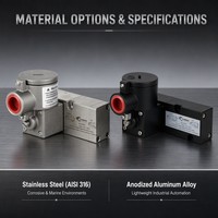 Vanne solénoïde antidéflagrante en acier inoxydable, vanne de commande pneumatique 24VDC G1 4 pour systèmes de gaz industriels