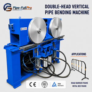 Double-head tube <b>bending</b> <b>machine</b> suitable for warehouse racking, display stands, and retail store fixtures. - Product Image 1