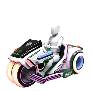 Jeux de parc d'attractions intérieurs/extérieurs : Simulateur de motos et voitures tamponneuses lumineuses 24V en fibre de verre pour enfants - Product Image 3