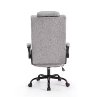 Chaise de bureau ergonomique pivotante pour dirigeant, chaise de bureau pour invité, chaise de bureau pour manager, chaise de bureau confortable avec coussin moelleux, fauteuil d'ordinateur