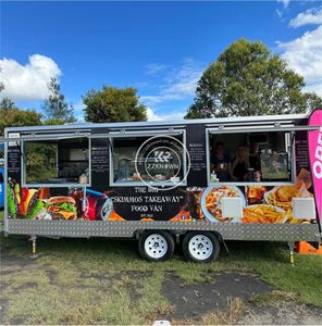 2025 Sushi Food Stand Cart Small Food Truck Trailer for Sale <b>Mobile</b> <b>Kitchen</b> Food Truck Trailer - Product Image 2