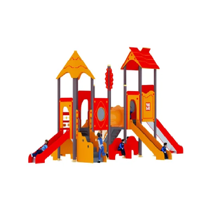 HDPE đa vui vẻ trạm thương mại ngoài trời nhựa xây dựng vui chơi giải trí công viên thiết bị sân chơi ngoài trời cho bé - Product Image 3