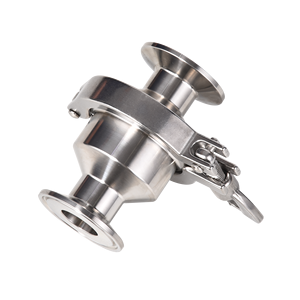 Thép không gỉ vệ sinh khử trùng cấp thực phẩm vệ sinh cấp vô trùng kiểm tra van với PTFE Gasket - Product Image 3