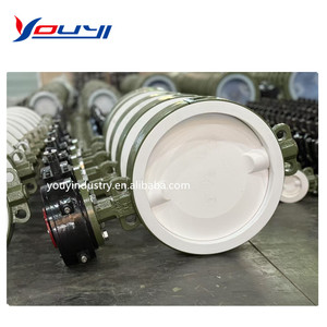 Vanne papillon manuelle YOUYI en plastique <span class=keywords><strong>blanc</strong></span> avec doublure PTFE PFA, taille de <span class=keywords><strong>port</strong></span> 2"-12" pour eau et produits chimiques à haute température - Product Image 6