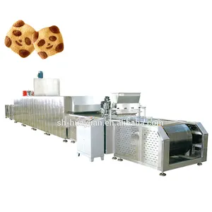 HYRXL-100 Industrial Processing Automatic Two Color Panda /Chess Cookies Biscuit Making Machine Price /Extruder Production Line