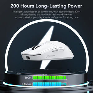 Attack Shark X6 49G ratón inalámbrico programable 2,4G <span class=keywords><strong>USB</strong></span> con cable PAW3395 26000 DPI para ordenador portátil PC ratón óptico para juegos - Product Image 4