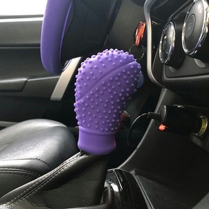 Silicone Case Universal Manual Car Gear Head Shift <strong>Knob</strong> Cover Handbrake Covers Gear Shift Collars Handbrake Grips Decoration - Product Image 4