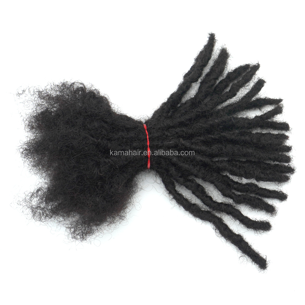 Vast Hair [KAMA Locs] Natural Remy Virgin Interlock Loc Extensions Human Hair Tight Afro Kinky Dreadlocks for Black Men/Women thumbnail 4