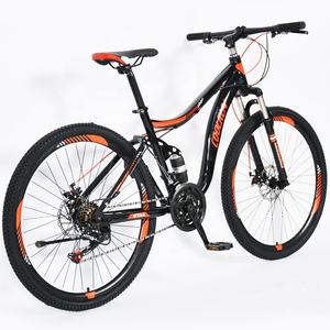 Bicicleta de Montaña para Hombre de 21 Velocidades y <span class=keywords><strong>26</strong></span> Pulgadas con Suspensión Completa, Frenos de Disco, Pedales Ordinarios, Cuadro de Acero y <span class=keywords><strong>Doble</strong></span> <span class=keywords><strong>Pared</strong></span> de Aleación de Aluminio - Product Image 4