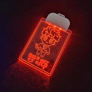 Placa de Identificación Electrónica LED Luminosa con Batería, Multicolor, para Oficina, Bodas, Hospitales y Empresas - Product Image 2