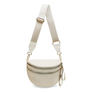 Marsupio Estivo Impermeabile in Nylon a Quadri alla Moda <span class=keywords><strong>Borsa</strong></span> da Cintura <span class=keywords><strong>Sportiva</strong></span> <span class=keywords><strong>Borsa</strong></span> a Spalla a Sella a Mezzaluna per Ragazze e Donne - Product Image 4