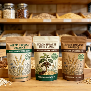 Professional OEM Service High Barrier Mono PE <b>Laminate</b> Mono Material <b>Pouch</b> Fully Recyclable Stand Up Bag for Grain Superfood - Product Image 1