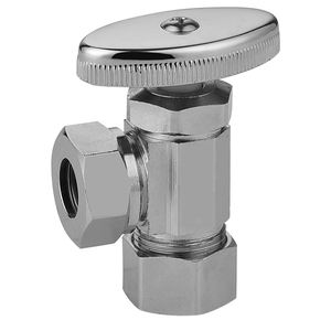 Robinet d'arrêt <span class=keywords><strong>multi</strong></span>-tours sans plomb - Raccord à compression - Product Image 1