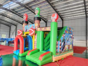Château gonflable sur le thème de Super Mario, qualité commerciale, en PVC, avec toboggan, pour les fêtes d'enfants, <span class=keywords><strong>location</strong></span> de jeux - Product Image 3