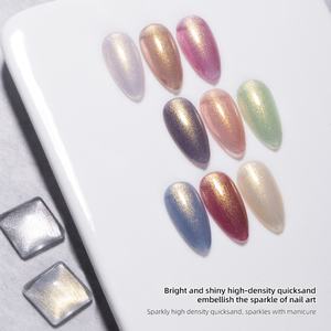 JTING Gel à ongles à paillettes liquides changeantes, or et argent, vernis à ongles UV LED, fournisseur professionnel de produits pour ongles, vente chaude - Product Image 5