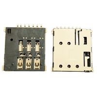 Großhandel Nano-SIM-Karten-Anschluss 7-Pin 1,37 H Ultradünner Halter Push-Push SMD PCB Typ Buchsensteckplatz für Smartwatch