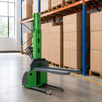 Prix usine 1000 kg 1300 mm Transpalette élévateur autoporteur électrique portable pour chargement rapide sur camion, levée en 4 étapes