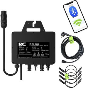 RC Microinverter 800 W, Ingresso DC 26-60V, Inverter Solare MPPT Convertitore di Immissione in Rete Micro con Monitoraggio WiFi - Product Image 3