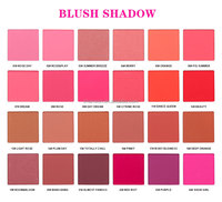 Private Label Langhoudende Natuurlijke Roze Blush Palette Luxe Gouden Wangenmake-up Crème & Poeder Blush Duo