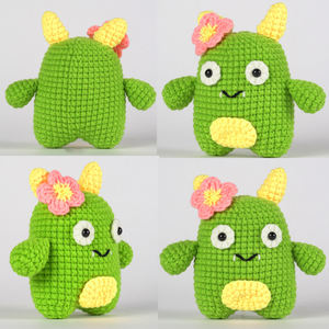 Fai da te fai da te filato piatto artigianale bambini animali per maglieria e cucito principianti kit all'uncinetto - Product Image 3