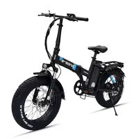 Latest 20 inch foldable iFat bike wider tire more grip force on ground, electric bicycle for adult men and women JOEY