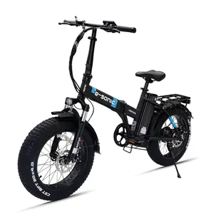 bicicleta adultos trinity Suppliers-Latest 20 inch foldable iFat bike wider tire more grip force on ground, electric bicycle for adult men and women JOEY