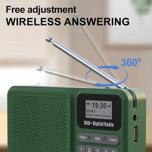 Đài phát thanh kỹ thuật số di động DAB/DAB+ với màn hình LCD, âm thanh nổi FM & tấm pin năng lượng mặt trời để sử dụng tại nhà - Product Image 5