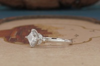 Elegante Anillo de Compromiso de Lujo para Mujer con Diamante Cultivado en Laboratorio de 14K, Corte Marquesa, Certificado IGI, para Boda y Aniversario