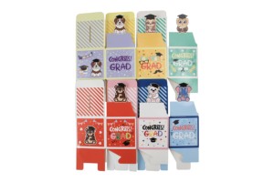 กล่องกระดาษสำหรับตกแต่งปาร์ตี้จบการศึกษา12ชิ้นกล่องของขวัญ<span class=keywords><strong>แลก</strong></span>ห้องเรียนรางวัลครู-นักเรียนสำหรับพิธีจบการศึกษา - Product Image 4