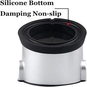 Espresso Accessories Coffee Equipment Grounds Bucket Container Waste <b>Bin</b> <b>Large</b> Stainless Steel Knock Box - Product Image 3