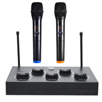 Système de microphone karaoké sans fil avec mixeur métallique et barre de son pour home cinéma et sonorisation