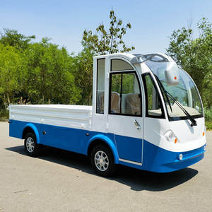 New Electric MiniCargo <strong>Truck</strong> With Tailplate Functional Trolley Janitorial Cart For <strong>Garbage</strong> Dustbin And Waste Transfer - Product Image 2
