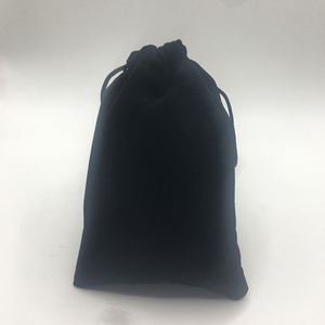 Bolsas de Regalo de Franela Reciclable de 7*9cm, Bolsa de Terciopelo Textil con Logotipo Personalizado Estampado y Cordón para Joyas y Cosméticos - Product Image 2