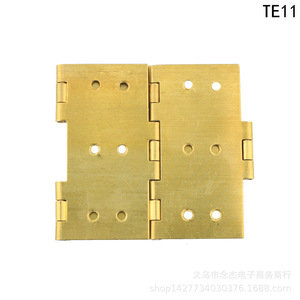 Bisagra de pantalla de cobre Te11 de 80x76 mm de doble cara para tableros de 34 mm de espesor - Product Image 3
