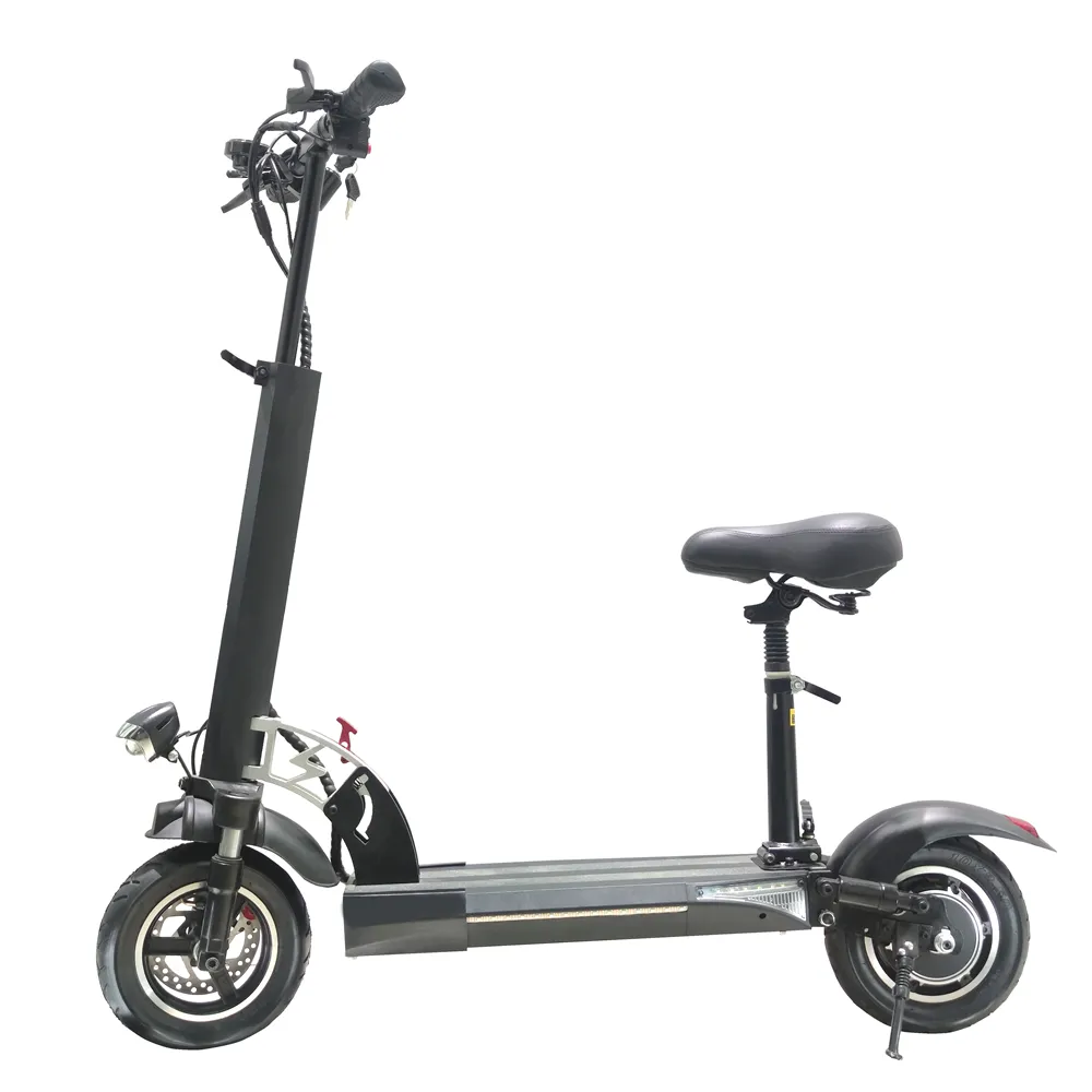 Avrupa depo 10 inç escooter 800w güçlü arka motorlu 48V 15ah scooter şok emme hareketlilik scooter