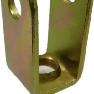 Plaque de fixation en fer en U Junyuewei avec trous, support d'étagère d'angle plat, plaque de fixation d'angle droit - Product Image 2