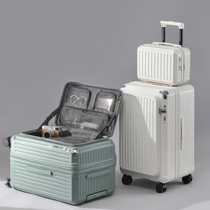 Set Valigie con Apertura Frontale, 2 Pezzi, 20 24 28 Pollici, Grande Capacità Espandibile, per Viaggi d'Affari - Product Image 3