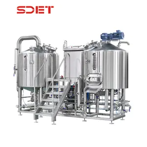 Set completo commerciale 300l 500l 1000l 1500l 1800l 2000l litro mini micro birrificio sistema artigianale attrezzatura per la produzione di birra