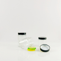 Bocaux en verre de 100-500g pour aliments, bocaux de conserve, bocaux à miel, bocaux à confiture, bocaux à cornichons, bocaux à gelée, bocaux Mason avec couvercles à vis