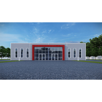 Almacén de acero prefabricado de China, almacén de construcción de estructuras prefabricadas